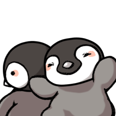 [LINEスタンプ] 皇帝ペンギンの赤ちゃん2