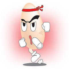 [LINEスタンプ] Egg is alive！