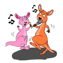 [LINEスタンプ] Joey and Skippy