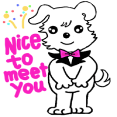 [LINEスタンプ] ちいさな犬「ピーノ」