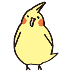 [LINEスタンプ] ゆるいオカメインコ