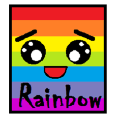 [LINEスタンプ] Rainbow Talk