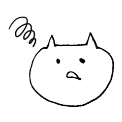 [LINEスタンプ] てきとうなねこ