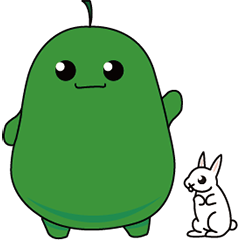 [LINEスタンプ] Gourd and Rabbit！ (Chinese)