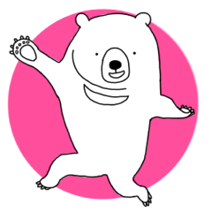 [LINEスタンプ] ツキノワっくん