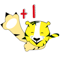 [LINEスタンプ] Tiger baby