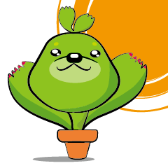 [LINEスタンプ] Bear Plant