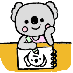 [LINEスタンプ] コアラのここ