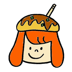 [LINEスタンプ] たこ焼きむすめ