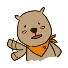 [LINEスタンプ] IS Wombat