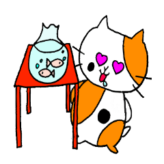 [LINEスタンプ] にゃんこのぷくちゃん