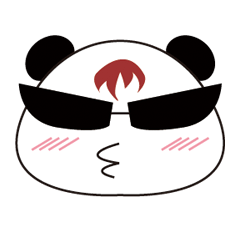 [LINEスタンプ] ツッパリぱんだ