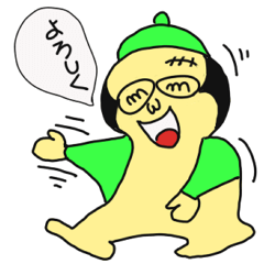 [LINEスタンプ] 傷をついても頑張る歩です。