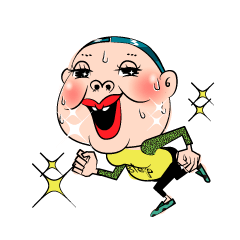 [LINEスタンプ] まんなかわけさん