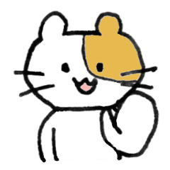 [LINEスタンプ] ハムスターとうさぎ