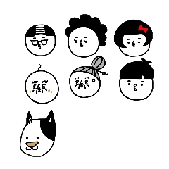 [LINEスタンプ] 中村家の人々