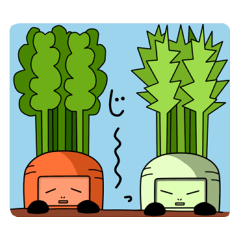 [LINEスタンプ] 新鮮野菜 ベジタリアンズの画像（メイン）