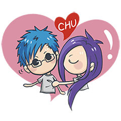 [LINEスタンプ] Lan x Yan NO.01(Liangxiaowucai articles)