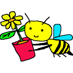 [LINEスタンプ] 農業、園芸のBeeちゃん