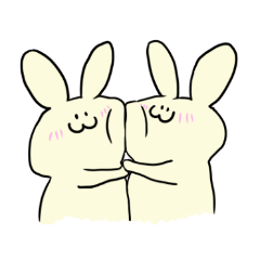 [LINEスタンプ] うさささ