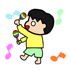 [LINEスタンプ] 痛快☆在宅幼児らいふ