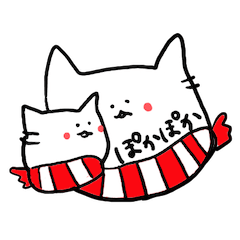 [LINEスタンプ] ねこフェイスタンプ