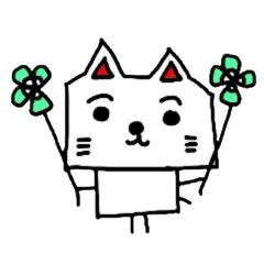 [LINEスタンプ] ねこ三です。