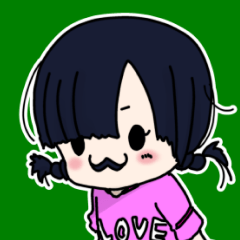 [LINEスタンプ] ヒゲじょ