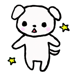 [LINEスタンプ] のんびり犬ムゥ