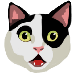 [LINEスタンプ] 猫の顔