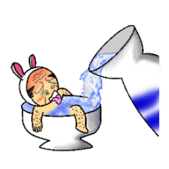 [LINEスタンプ] うさぎおじさん