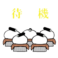 [LINEスタンプ] ちびのりIn江戸