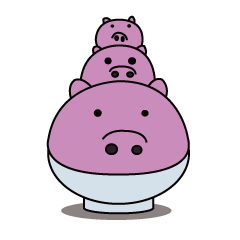 [LINEスタンプ] ぶたどんちゃん