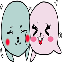 [LINEスタンプ] アザラシ幼稚園