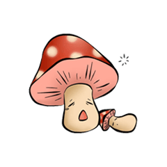 [LINEスタンプ] Mr. Mushroom and Son