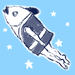 [LINEスタンプ] Tilapia the woodman and philosopher