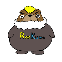 [LINEスタンプ] ロックマくん~ロック熊の日常~