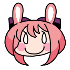 [LINEスタンプ] うさぎ娘