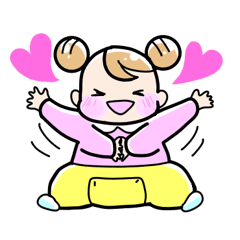 [LINEスタンプ] おだんご赤ちゃん