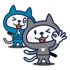 [LINEスタンプ] 忍者キャット