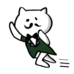 [LINEスタンプ] ジェントルねこ