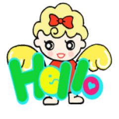 [LINEスタンプ] エンジェルメルちゃんの何気ない日常会話