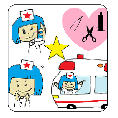 [LINEスタンプ] 新人ナースの日々