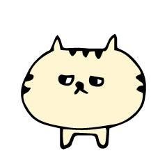 [LINEスタンプ] ねこのミッさん