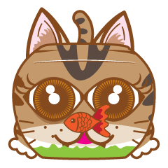 [LINEスタンプ] ミニモ猫 ：かわいい猫の絵文字