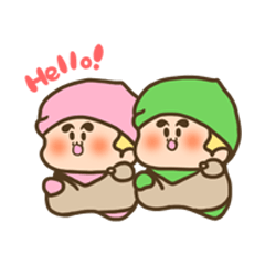 [LINEスタンプ] こびーず。