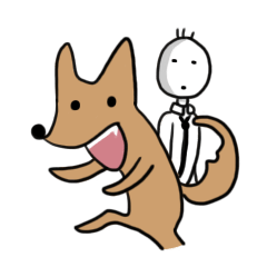 [LINEスタンプ] 元気な柴犬とゆでたまごおじさん