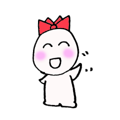 [LINEスタンプ] りぼんちゃん.