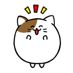 [LINEスタンプ] まるネコ