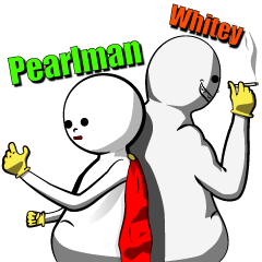 [LINEスタンプ] Pearlman and Whitey